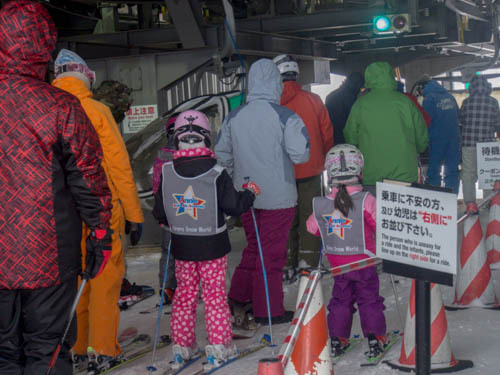 5歳児のスキースクール